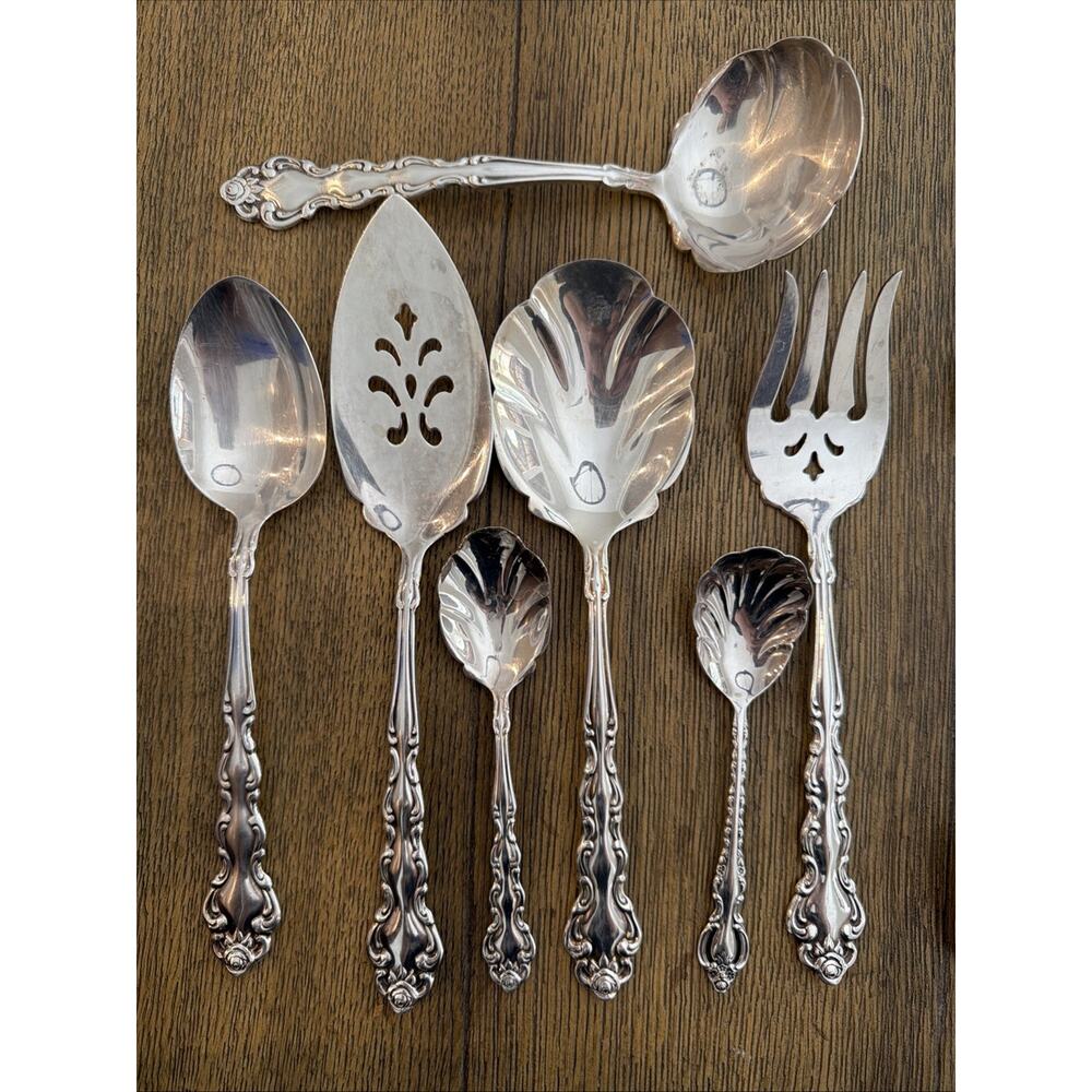 Oneida Community Beethoven Serving Pieces – 8 Piece Set